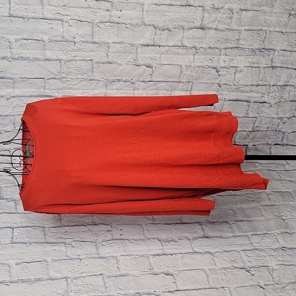 VINCE CAMUTO Long Red Sweater 1X